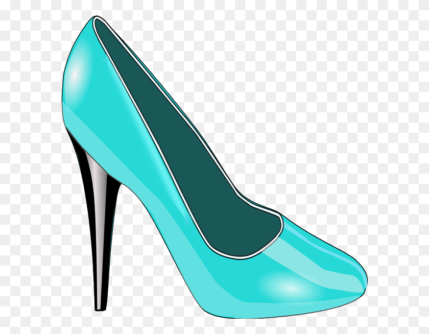 600x594 Jpg Freeuse Library Heeled Footwear Stiletto Shoe Clip Blue High Heel Cartoon, Clothing, Apparel, High Heel HD PNG Download