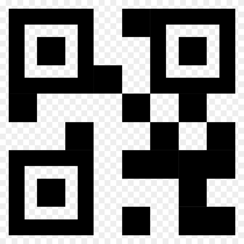 980x980 Jpg Freeuse Library Qr Code Icon Free Qr Code Icon Svg, Stencil, Rug, Pattern HD PNG Download