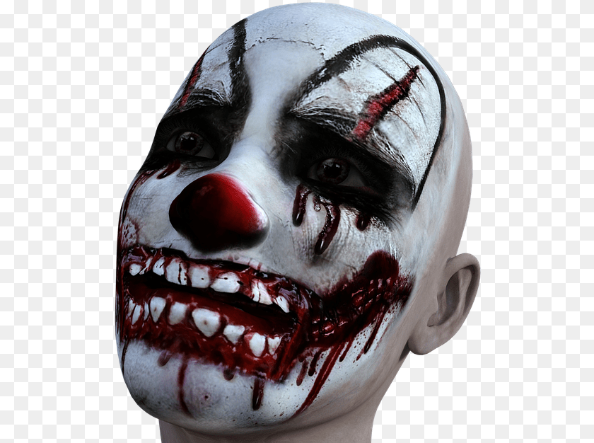 523x626 Jpg Freeuse Library Save Image Scary Clown No Background, Adult, Female, Person, Woman Clipart PNG