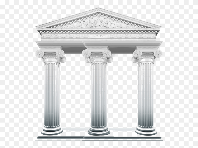 546x568 Descargar Png Jpg Freeuse Pillars Afins Pillarspng Edificio De La Corte Suprema De Estados Unidos, Arquitectura, Pilar, Columna Hd Png
