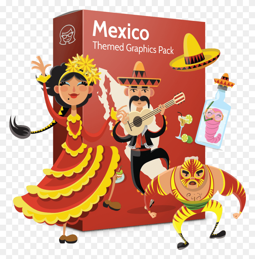 1035x1053 Descargar Png Jpg Freeuse Vector Collection Hola Amigo Graphicmama Danza Mexicana De Dibujos Animados, Pose De Danza, Actividades De Ocio, Artista Hd Png