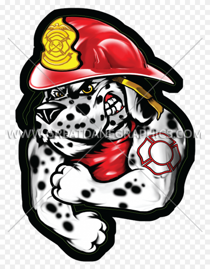 826x1079 Jpg Library Dalmatian Clipart Fire Hat Dalmatian Fire Dog Clipart, Helmet, Clothing, Apparel HD PNG Download