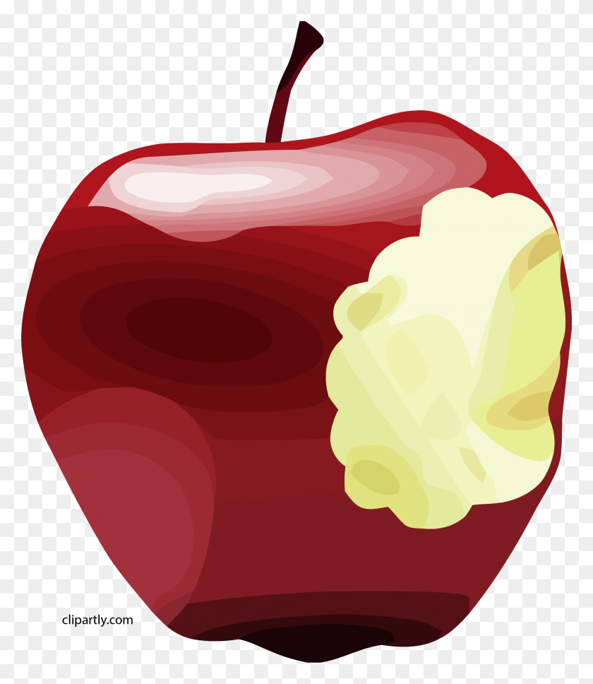 2064x2405 Jpg Library Library Transparent Apples Bitten Bitten Apple, Plant, Food, Fruit HD PNG Download