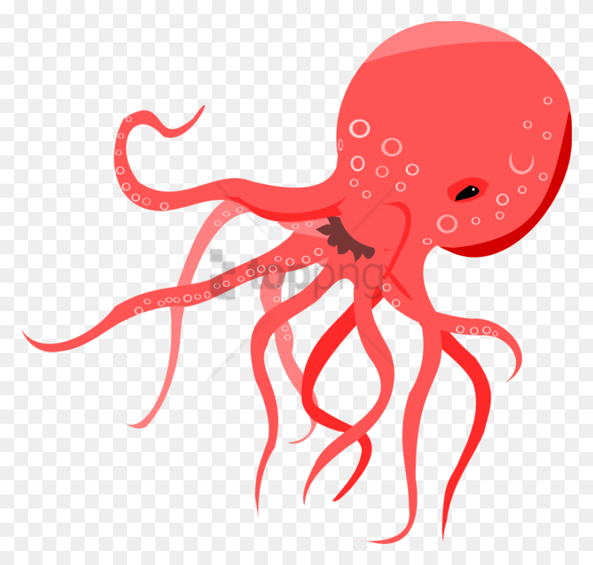 850x807 Jpg Library Stock Collection Of Free Cephalopode Clipart Octopus Clipart, Animal, Sea Life, Antelope HD PNG Download