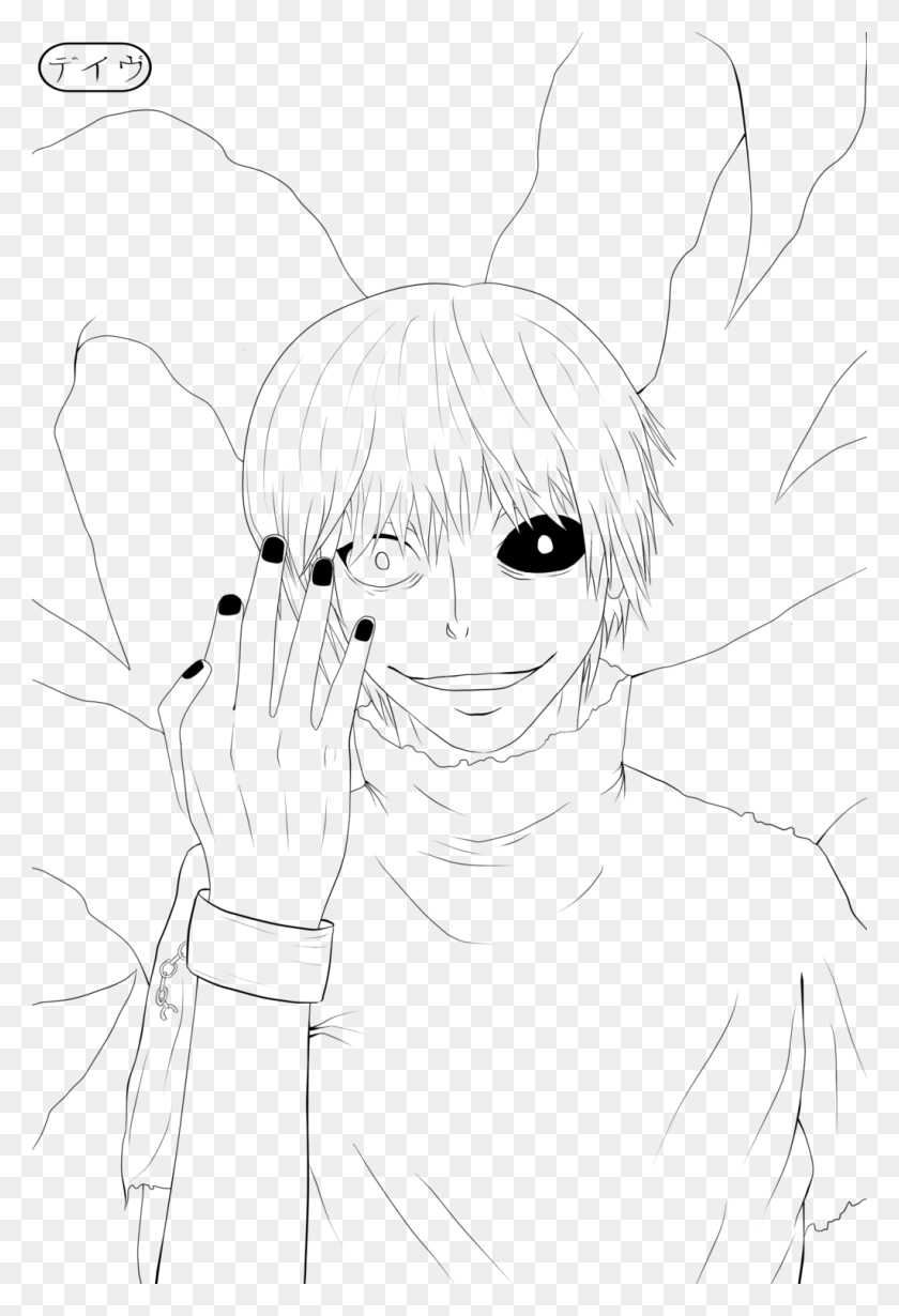 1024x1536 Jpg Library Stock Tokyo Ghoul Drawing At Getdrawings Line Art, Nature, Outdoors, Night HD PNG Download