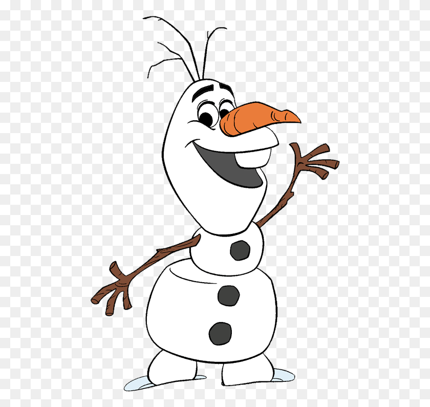488x735 Jpg Royalty Free Library Drawing Huge Olaf Christmas, Outdoors, Nature, Snow HD PNG Download