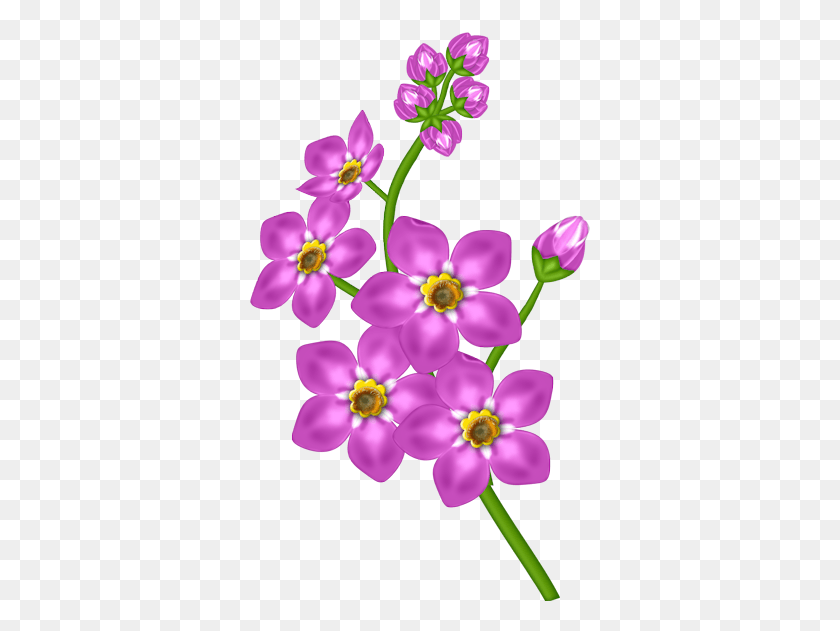 341x571 Jpg Royalty Free Pink Flower Flowers Clip Art Transparent, Plant, Flower, Blossom HD PNG Download