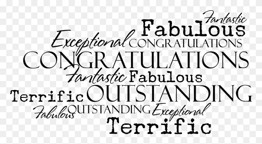 1056x545 Jpg Royalty Free Stock Congratulations Clipart Free Calligraphy, Gray, World Of Warcraft HD PNG Download