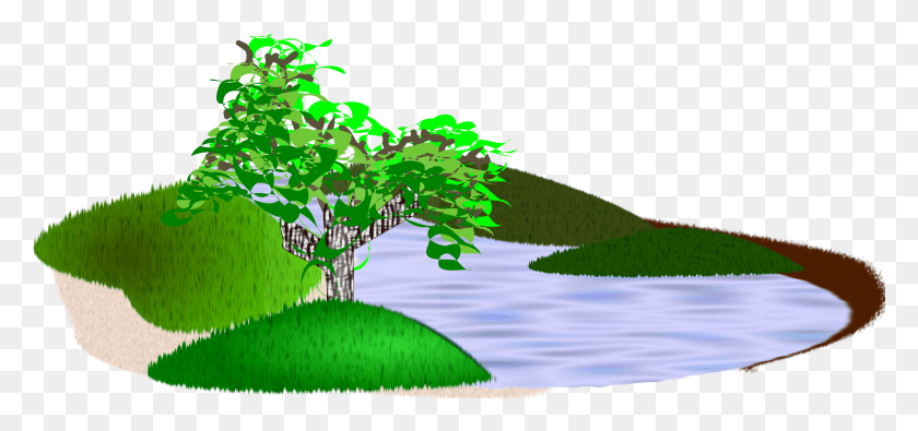 2392x1029 Jpg Transparent Collection Of Clipart Transparent Clipart For Scenery, Nature, Water, Outdoors HD PNG Download