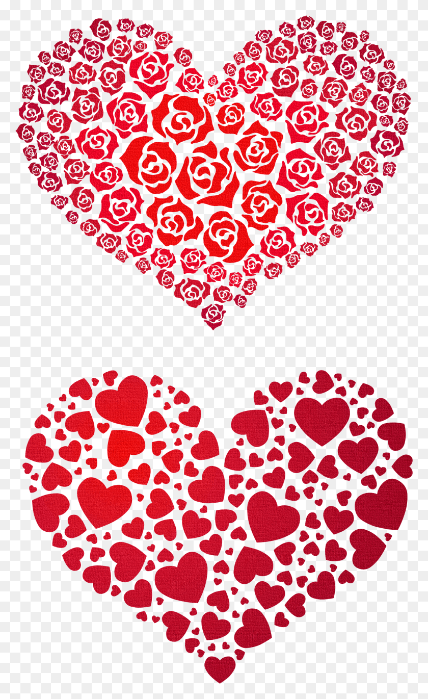 Сердце валентинка