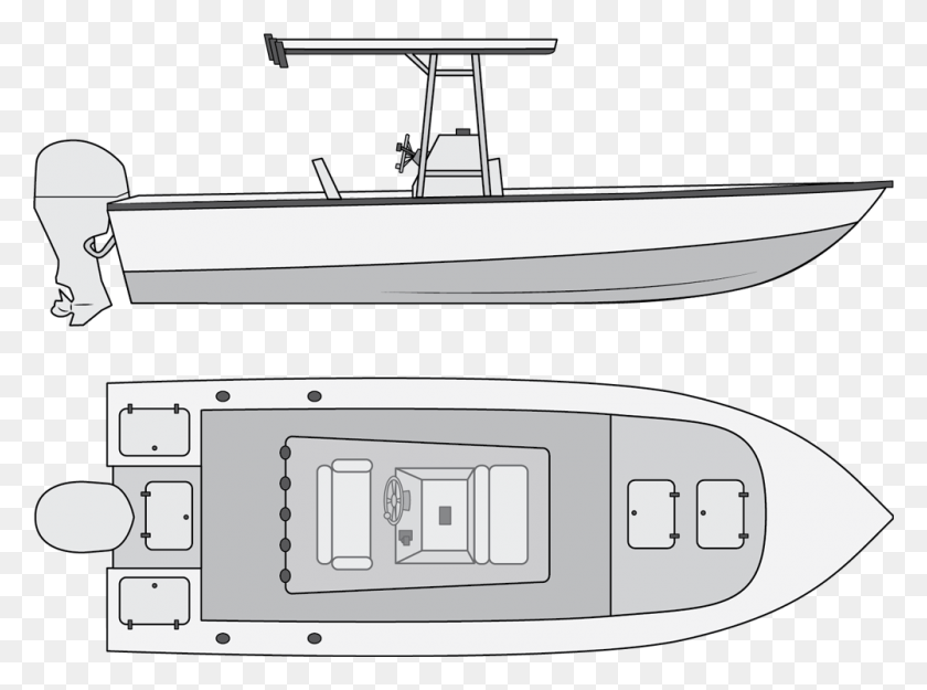 1000x725 Jpg Types Of Salt Water Sportsman Center Console Fishing Boat Drawing, Boat, Vehicle, Transportation HD PNG Download