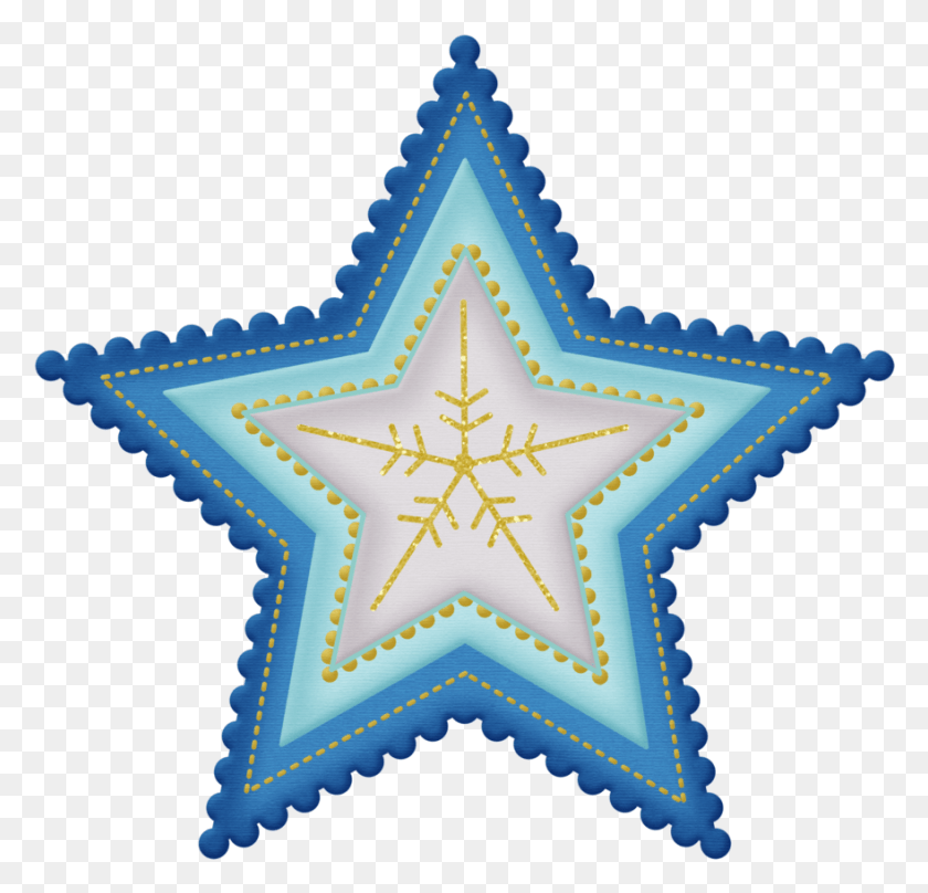 880x845 Jss Heavenly Star Flake Blue Light Christmas Star Clipart Red, Star Symbol, Symbol HD PNG Download