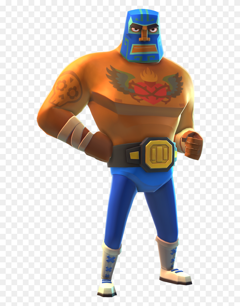 586x1013 Juan Aguacate Is The Main Protagonist Of The Guacamelee Guacamelee Juan, Toy, Arm, Hand HD PNG Download