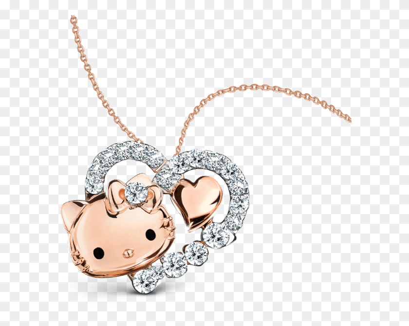 605x610 Jubilee Hello Kitty, Pendant, Accessories, Accessory HD PNG Download