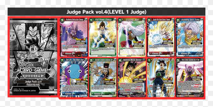 960x448 Судья Pack Vol Judge Pack Dragon Ball Super, Человек, Человек, Текст Hd Png Скачать
