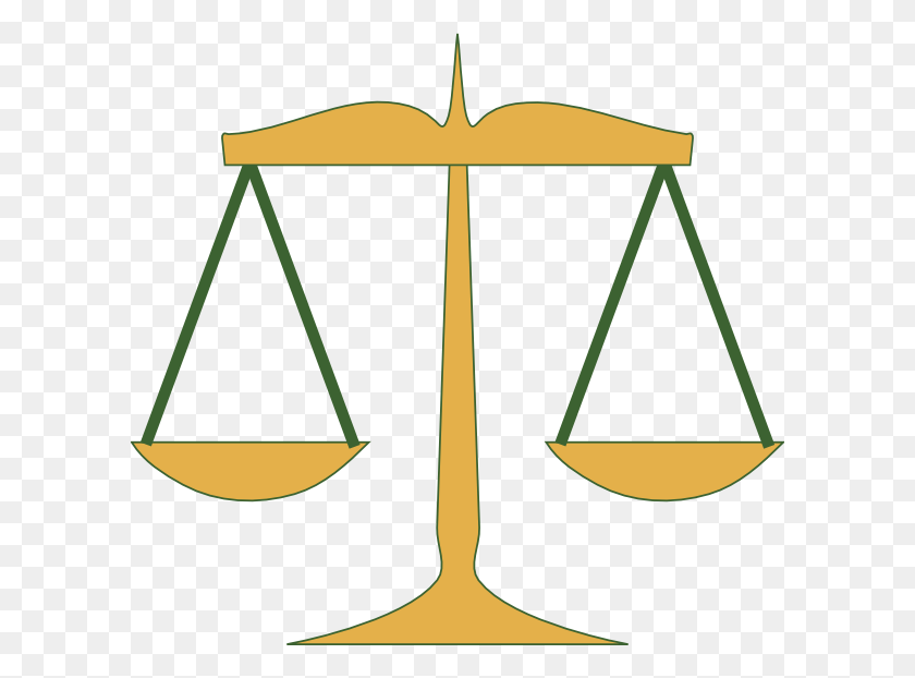 600x562 Judge Scale Clip Art Scales Of Justice Clip Art, Lamp, Toy, Swing HD PNG Download