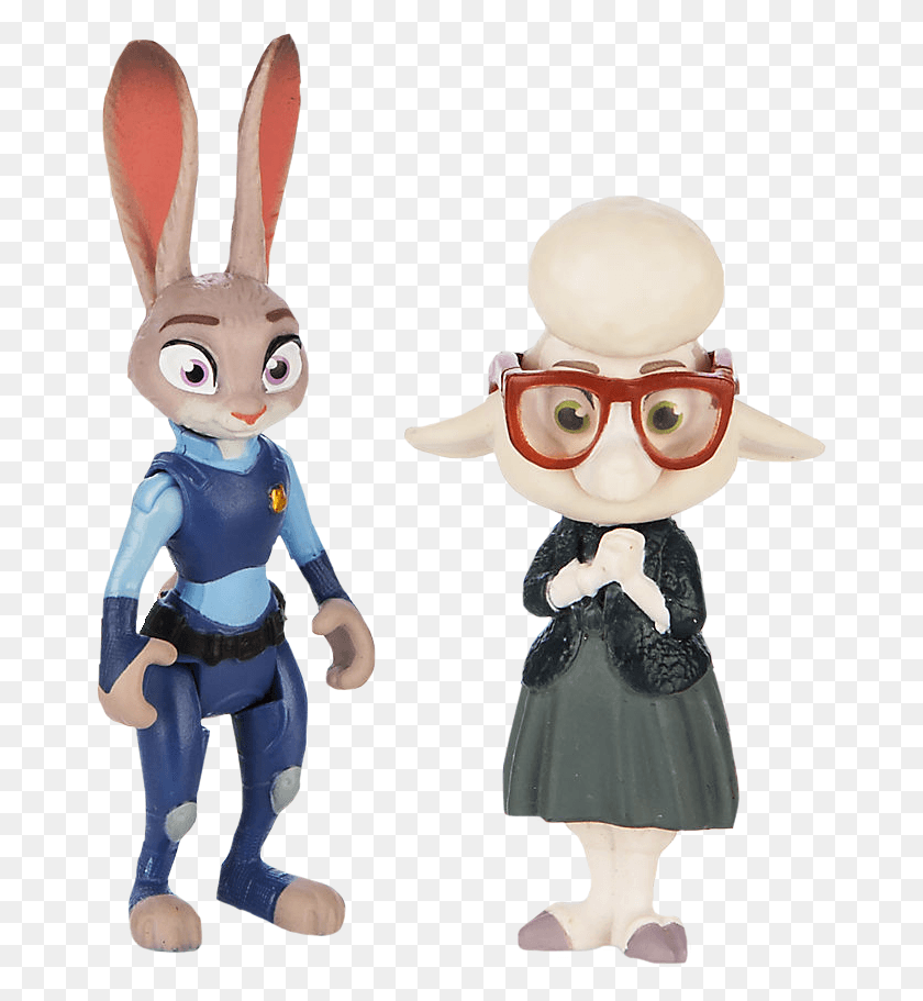 664x851 Judy Hopps And May Bellwether 3 Action Figure Set Zootopia Personajes, Figurine, Doll, Toy HD PNG Download