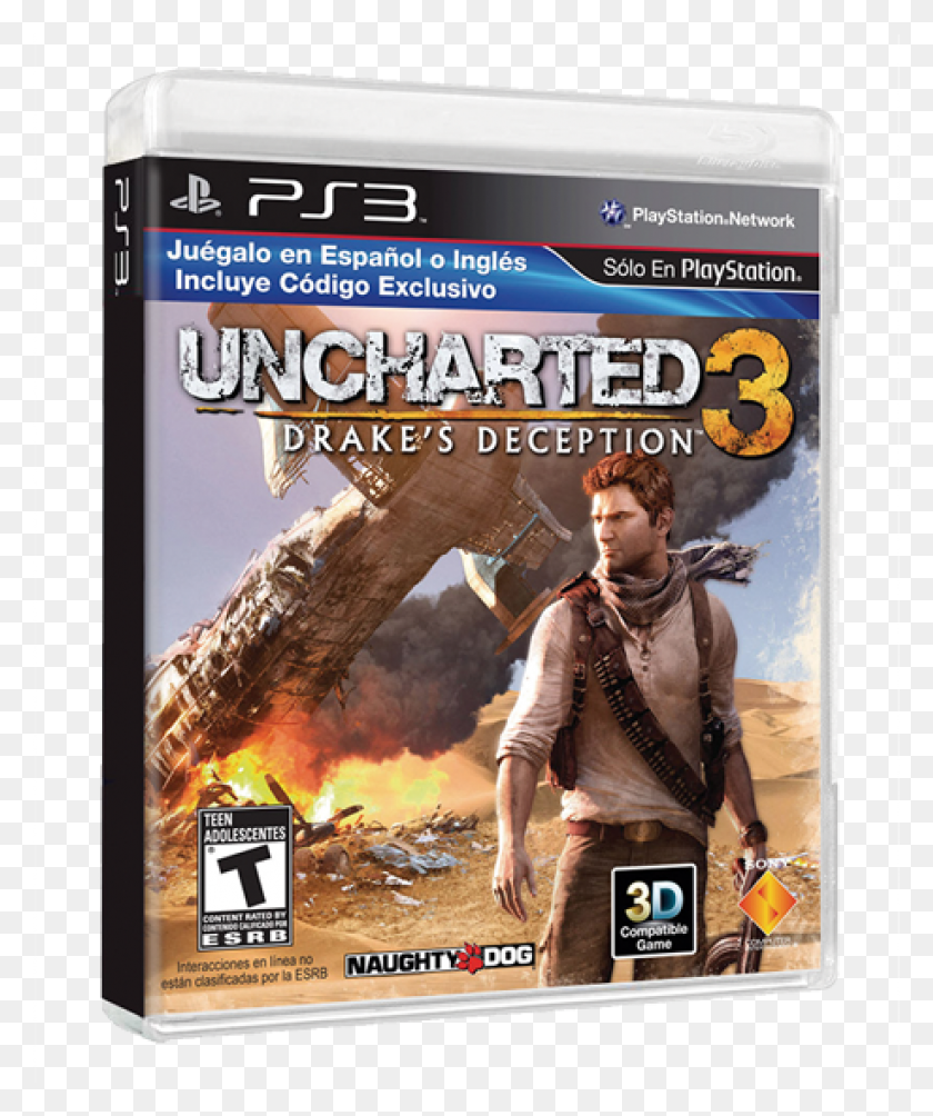919x1113 Descargar Png Juego Uncharted 3 Drakes Deception Ps3 Uncharted 3 Drakes Deception, Persona, Humano, Cartel Hd Png