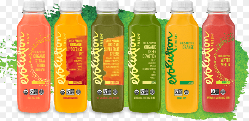 Juices At Starbucks Evolution Fresh Starbucks, Beverage, Juice, Food, Ketchup Sticker PNG