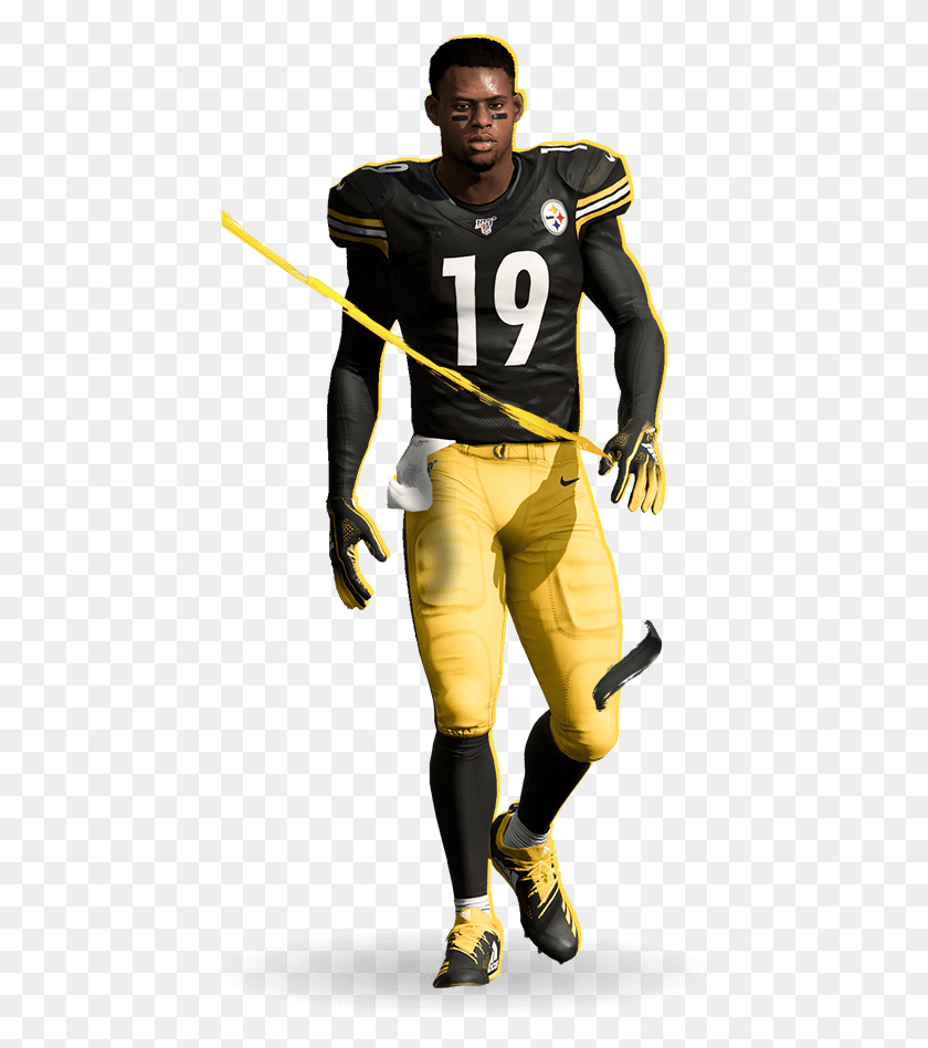 455x888 Juju Smith Schuster Madden, Clothing, Person, People HD PNG Download
