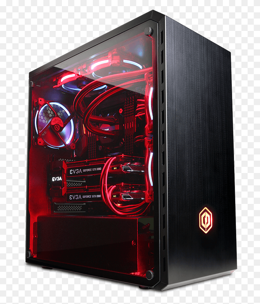 695x924 Jul Cyberpowerpc Alumalight Premium Gaming Case Mid Tower, Computer, Electronics, Computer Hardware HD PNG Download