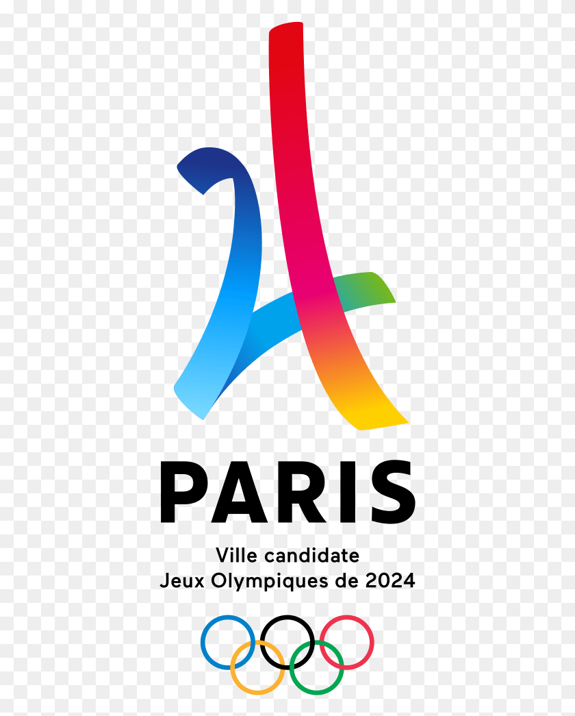 375x985 Juegos Olímpicos De Julio 2024 Paris, Texto, Logotipo, Símbolo Hd Png