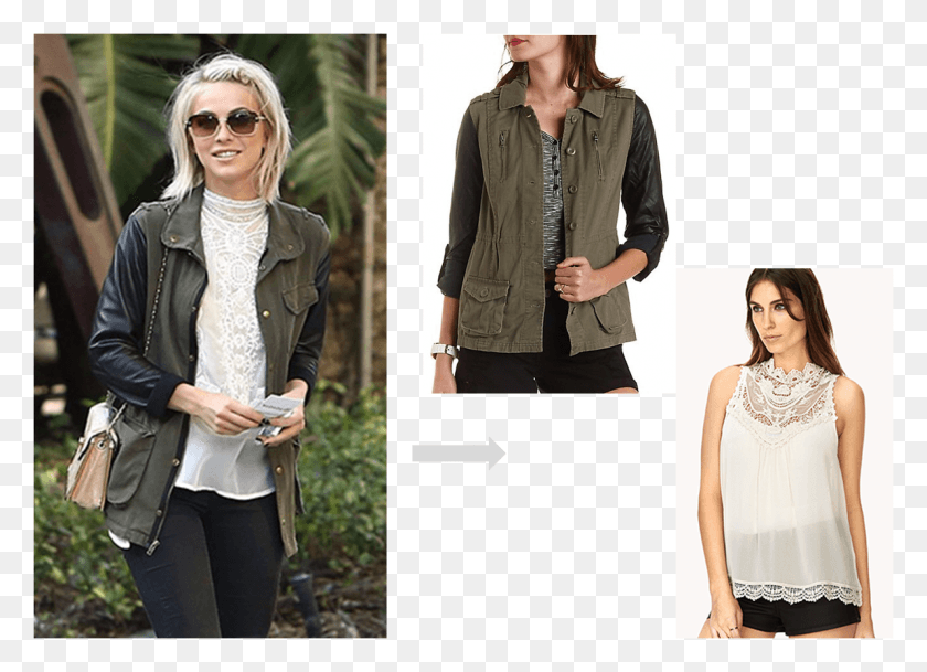 1190x839 Julianne Hough, Clothing, Person, Jacket HD PNG Download
