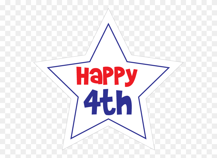 583x554 July 4th Clipart Happy Birthday, Symbol, Star Symbol, First Aid HD PNG Download