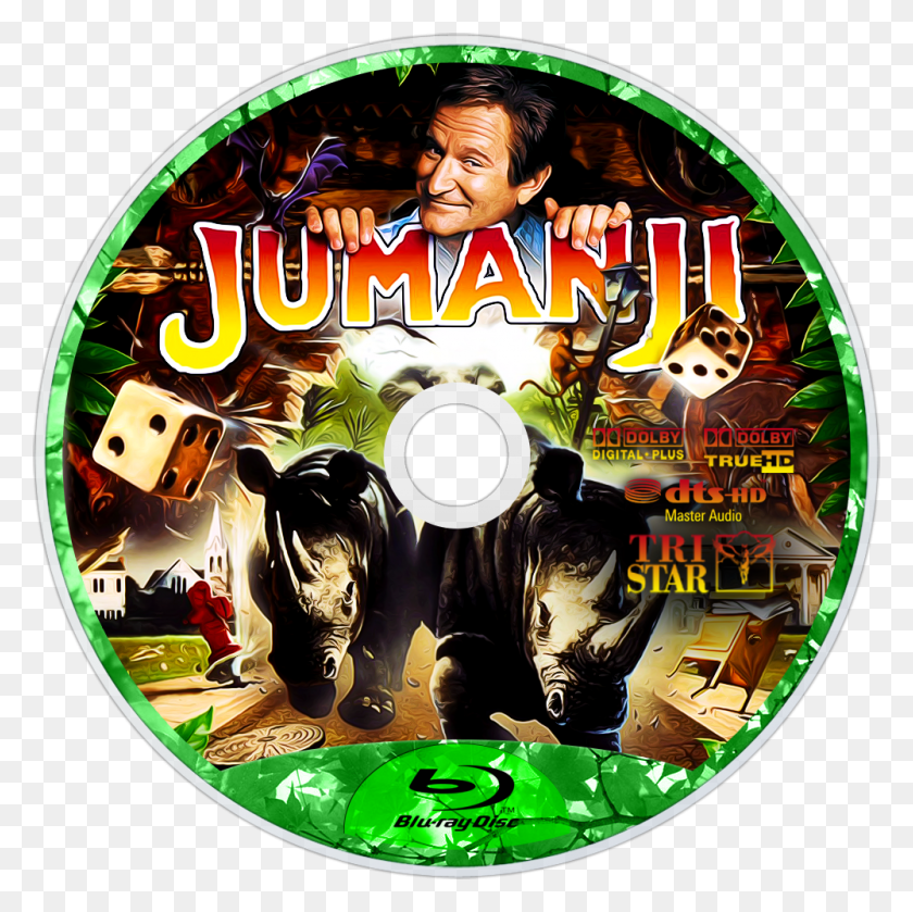 1000x1000 Jumanji 2 Blu Ray Jumanji Dvd, Disk, Poster, Advertisement HD PNG Download