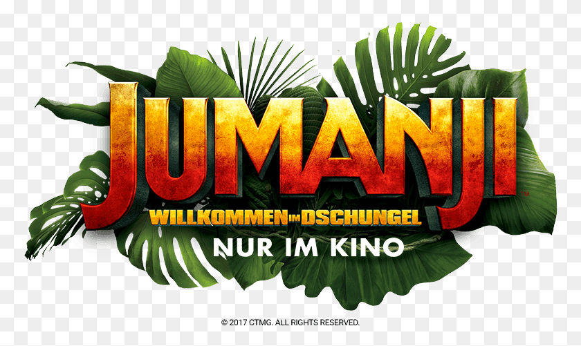 772x441 Jumanji Willkommen Im Dschungel Jumanji Willkommen Im Dschungel Logo, Vegetation, Plant, Bush HD PNG Download