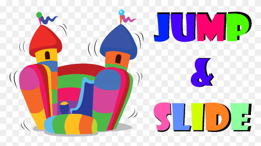 1394x737 Jump Amp Slide Bouncy Castle Cartoon, Graphics, Text HD PNG Download