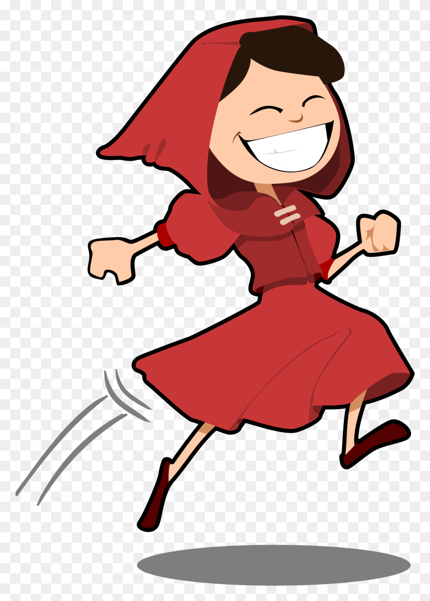 1679x2400 Jumping Big Image Little Red Riding Hood, Person, Human, Clothing HD PNG Download