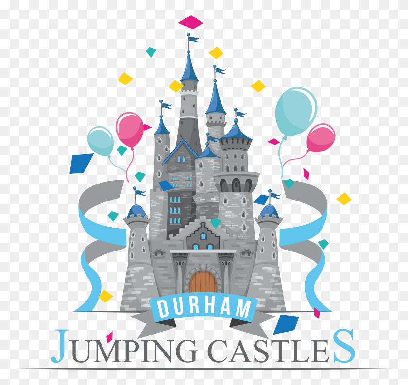 4644x4367 Jumping Castles Castelo Vermelho, Text, Graphics HD PNG Download