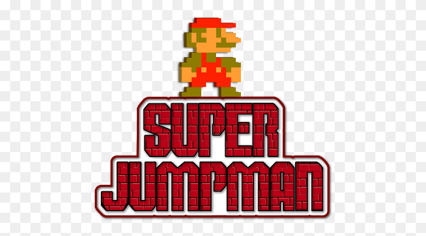 475x406 Jumpman 8 Bit Mario, Pac Man, Super Mario, Grand Theft Auto Hd Png Скачать