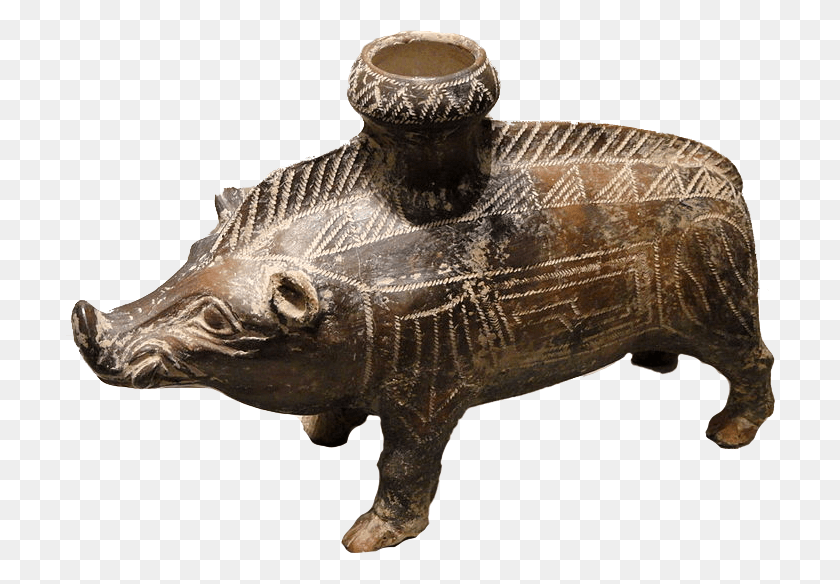 710x524 June 2018 Etruscan Boar Vessel 500 600 Bc, Bronze, Dinosaur, Reptile HD PNG Download
