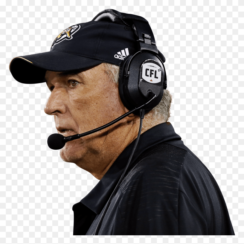 3109x3120 June Jones A Former Coach For The Nfl39s Houston Oilers Headphones HD PNG Download