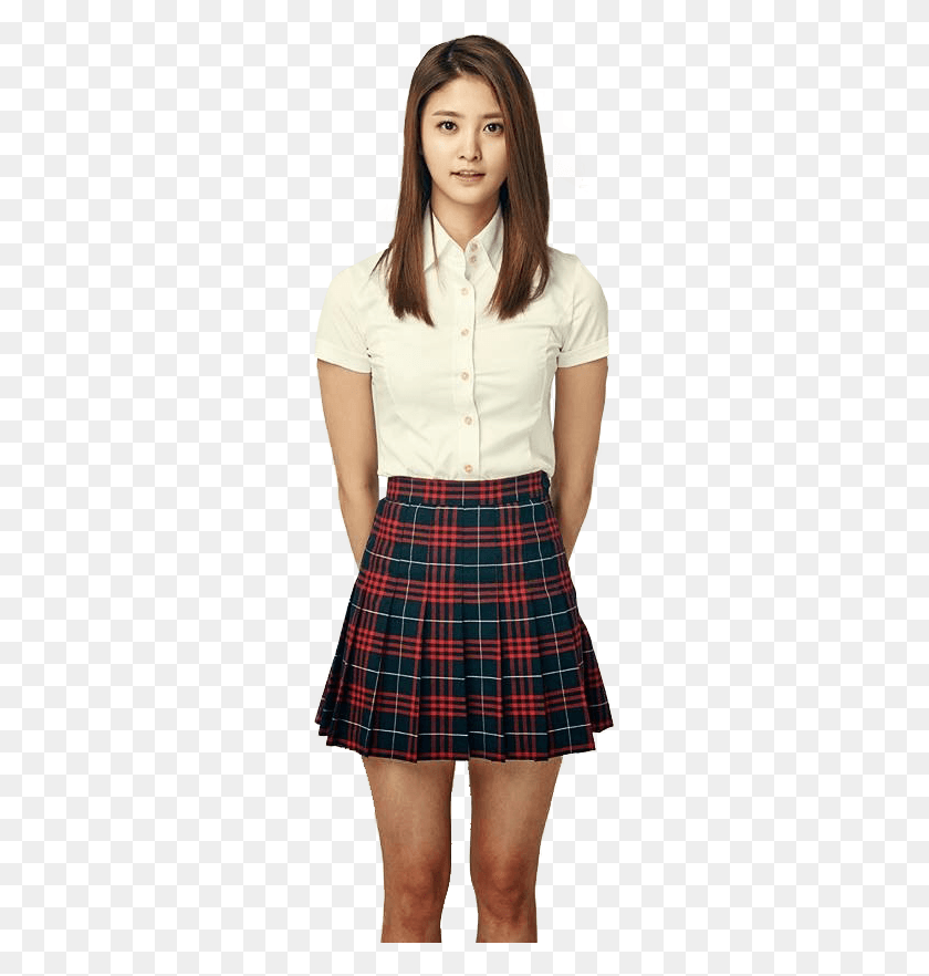 273x822 Junghwa School Uniform, Skirt, Clothing, Apparel HD PNG Download