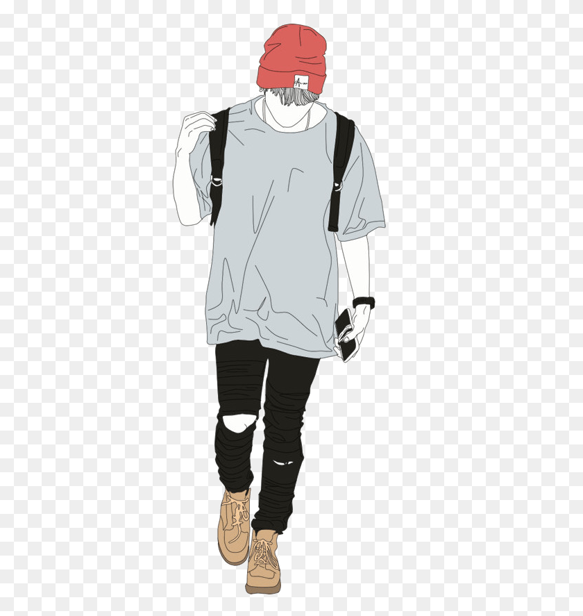 346x827 Jungkook Outfit Sketch, Clothing, Apparel, Person HD PNG Download