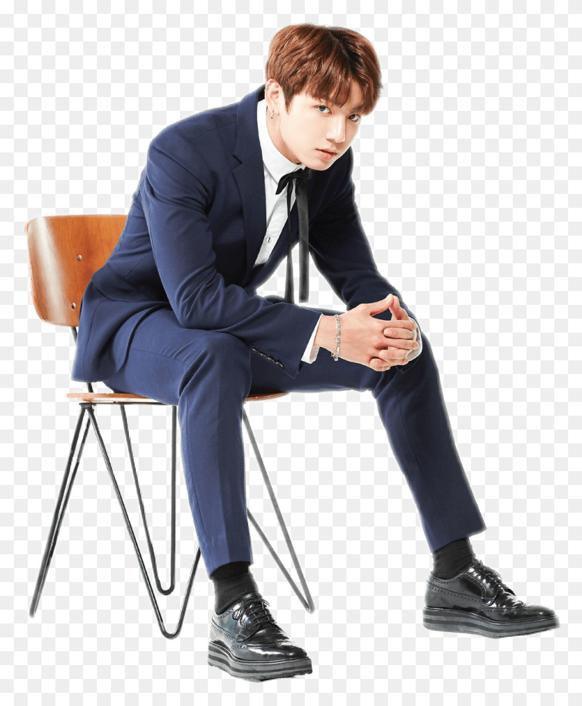 1015x1248 Jungkook Sitting On Chair, Person, Human, Clothing HD PNG Download