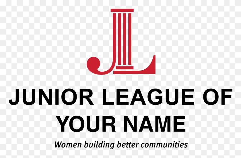 2122x1331 Junior League Logo Transparent Graphic Design, Text, Hook, Anchor HD PNG Download