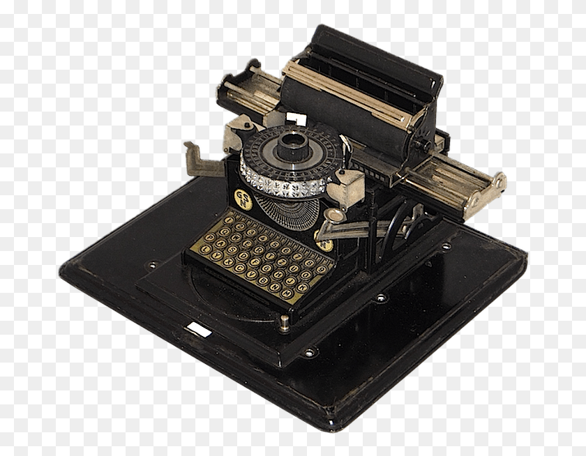 681x594 Junior Typewriter, Machine, Rotor, Coil HD PNG Download