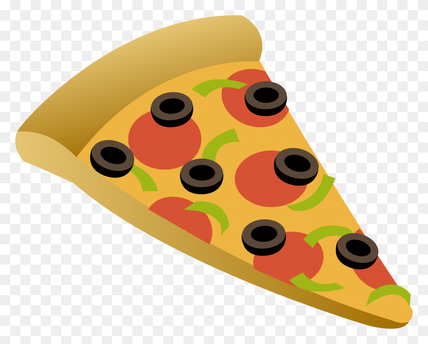 5307x4197 Junk Food Pizza Slice Clipart, Food, Graphics HD PNG Download