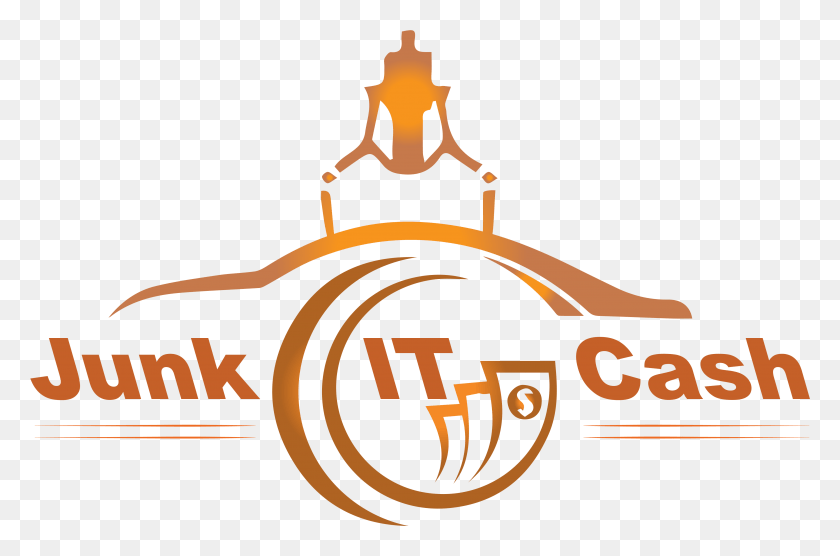 4239x2699 Junk It Cash Logo Graphic Design, Symbol, Trademark, Text HD PNG Download