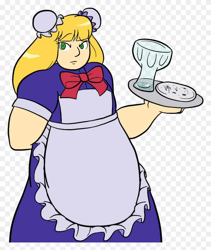 1150x1377 Junko Taking The Job Of A Diner Waitress Cartoon, Waiter, Chef HD PNG Download