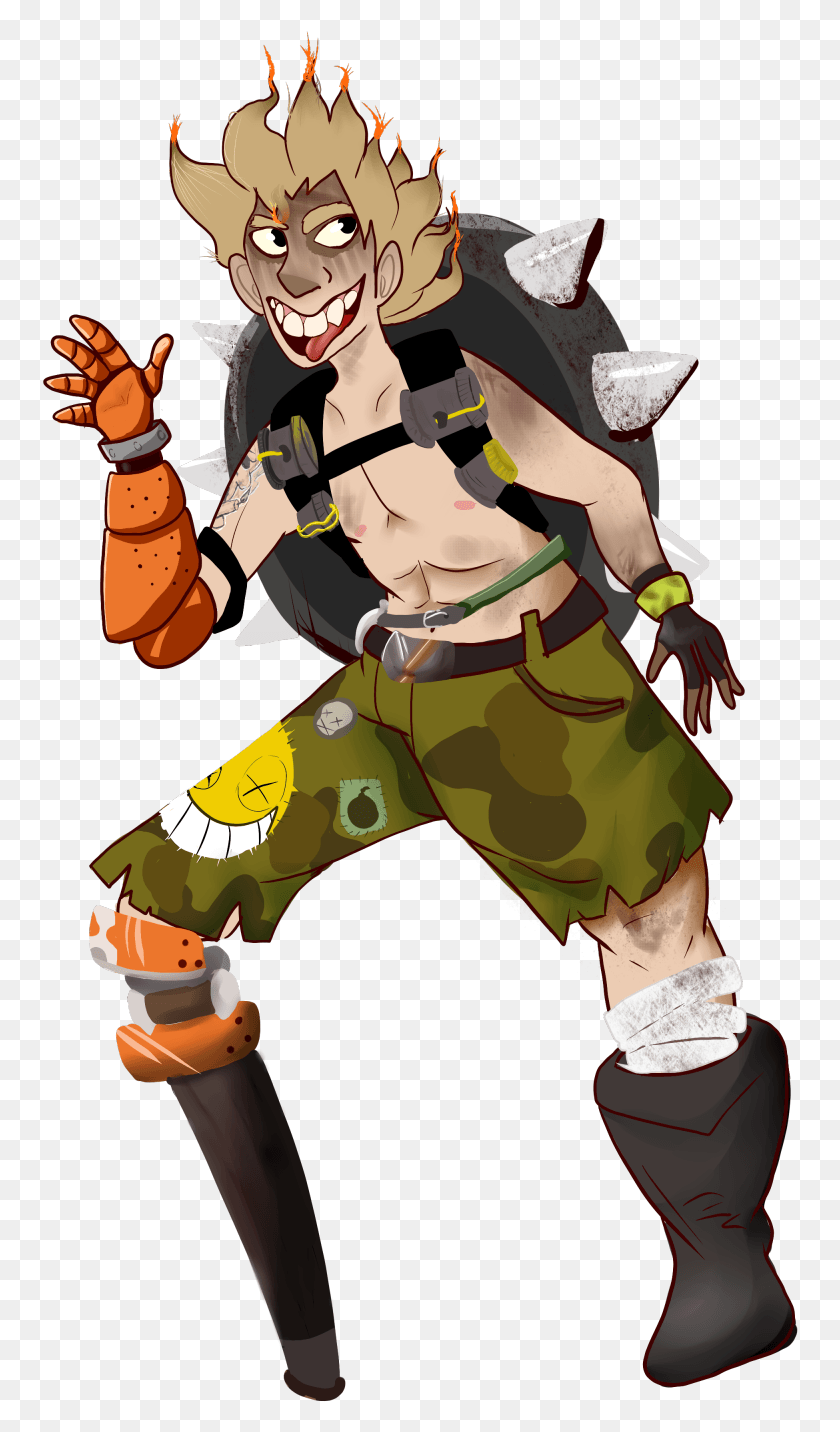 756x1372 Junkrat De Dibujos Animados, Persona, Humano, Ropa Hd Png