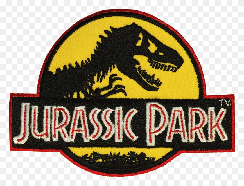 1256x937 Jurassic Park Logo Patch Jurassic Park Logo, Symbol, Trademark, Badge HD PNG Download