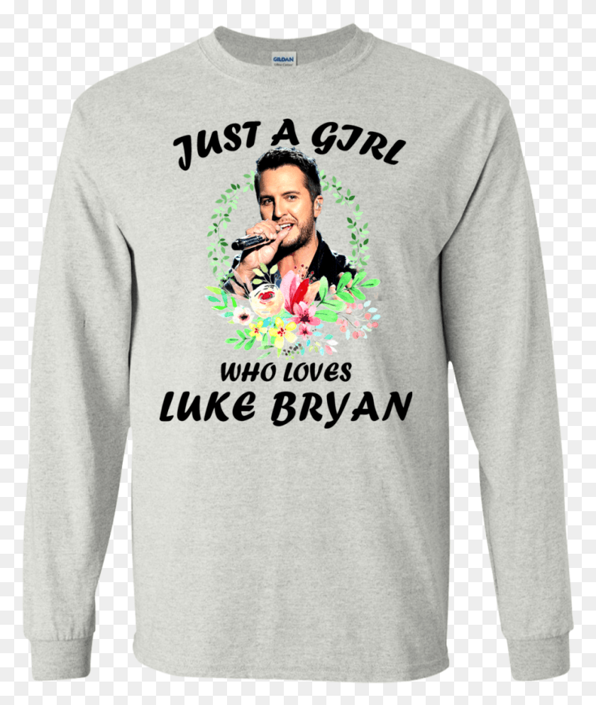 961x1150 Just A Girl Who Loves Luke Bryan Shirt Hoodie Less Is More, Sleeve, Clothing, Apparel HD PNG Download