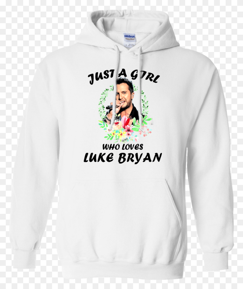 950x1146 Just A Girl Who Loves Luke Bryan Shirt Hoodie One Love Manchester Hoodie, Clothing, Apparel, Long Sleeve HD PNG Download