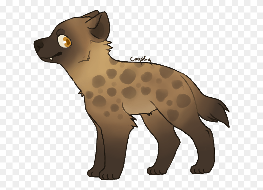 630x548 Just A Hyena Doodle Might Sell Them Later Spotted Hyena, Mammal, Animal, Wildlife HD PNG Download