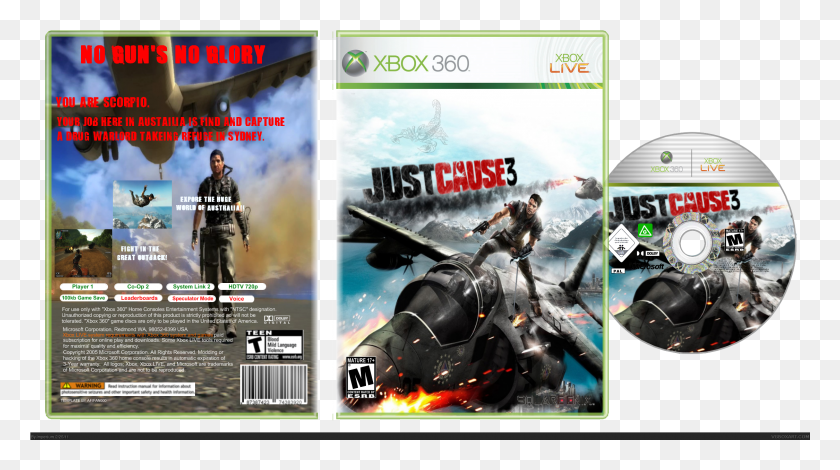 2249x1183 Descargar Png Just Cause 3 Box Cover Just Cause, Motocicleta, Vehículo, Transporte Hd Png
